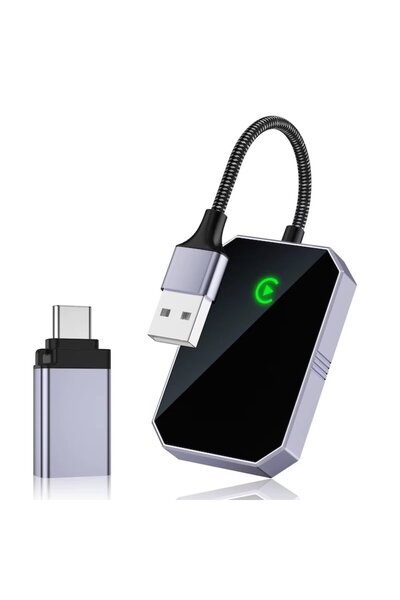 Modern Prime Adaptor wireless 2 în 1 CarPlay și Android Auto