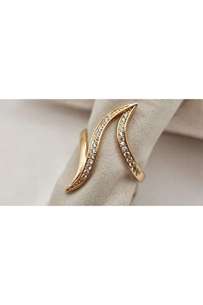 XUPING JEWELRY Inel placat cu aur de 18k și cristale de zirconiu