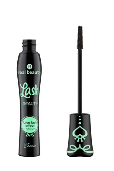 real beauty Lash Beauty Mascara for Artificial Eyelashes - Black