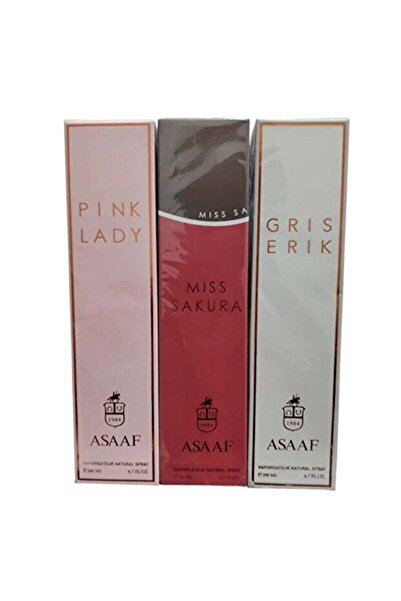 ASSAF مجموعة عطور من عساف نسائي 3*قطع 200مل