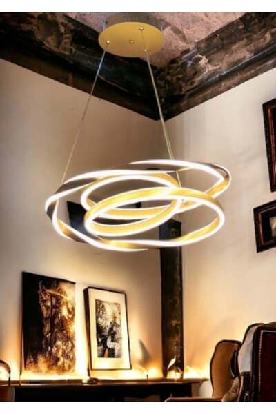 Alkaraz Chandelier of flowing rings