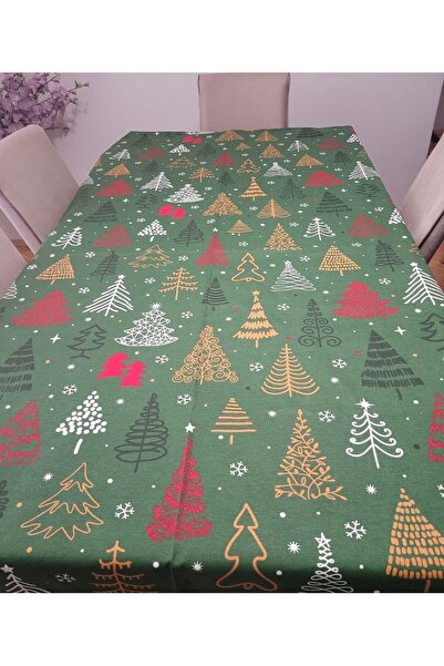 Halis Ticaret Pine Tree Pattern Tablecloth