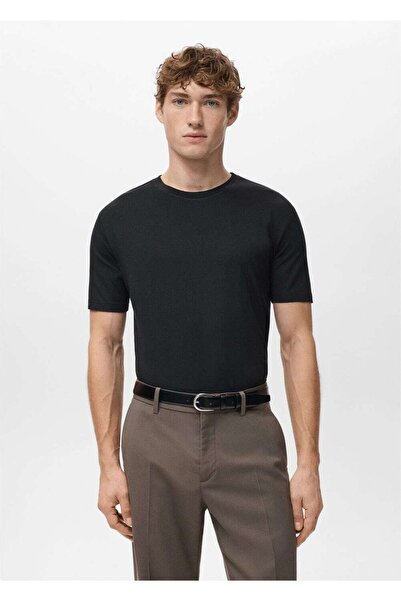 MANGO Man 2'li pamuklu stretch tişört seti