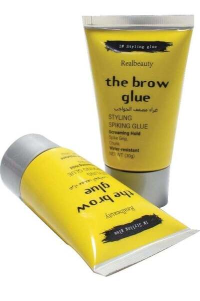 real beauty غراء ومصفف الحواجب