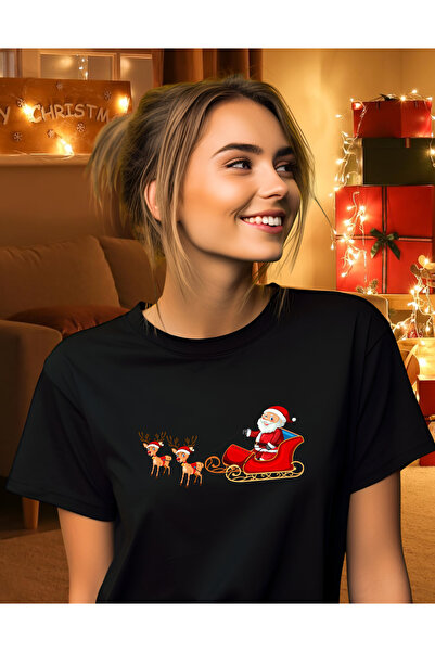 Free Tarz تي شيرت فاخر لعيد الميلاد من Geyikli Santa Claus