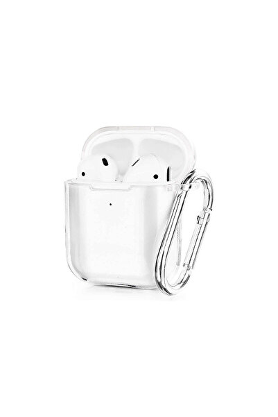 NewFace حافظة معلقة لسماعات Airpods 2 (الجيل الثاني) - شفافة