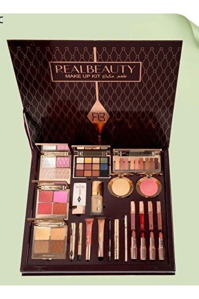 real beauty مجموعة مكياج كاملة مكونة من 24 قطعة