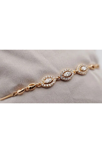 XUPING JEWELRY Brățară placată cu aur și pietre de zirconiu