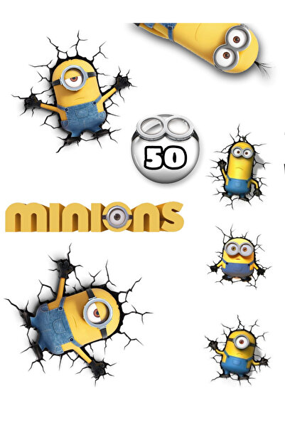 Disney Coloring book, 50 Minions illustrations, A4