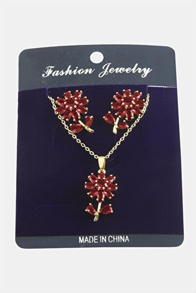 ZERO LAND مجموعة قلادة من حجر الزركون من باباتيا