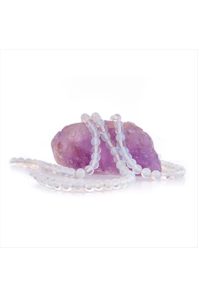 ZERO LAND 1615511749 حجر العقيق 8 مم (211155) حجر-أزرق فاتح