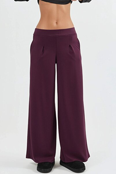 Hiccup Busem Lastik Bel Wide Leg Trousers
