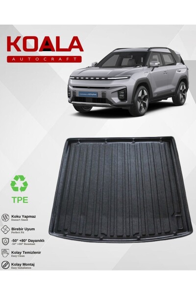 KoalaOtoTekstil SsangYong Torres Elektrikli (2024-sonrası) 3d Bagaj Havuzu