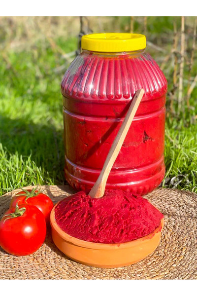 yöresel Hatay Altınözü Odun ateşinde pişmiş el yapımı domates salçası 5 kğ