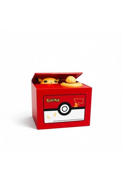 MODA Pikachu Otomatik Para Yiyen Kumbara Para Çalan Pikachu Hareketli