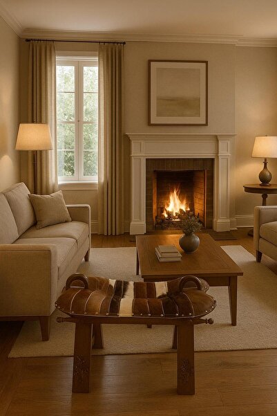 Puf & Co. Patchwork Kayın Semer Puf