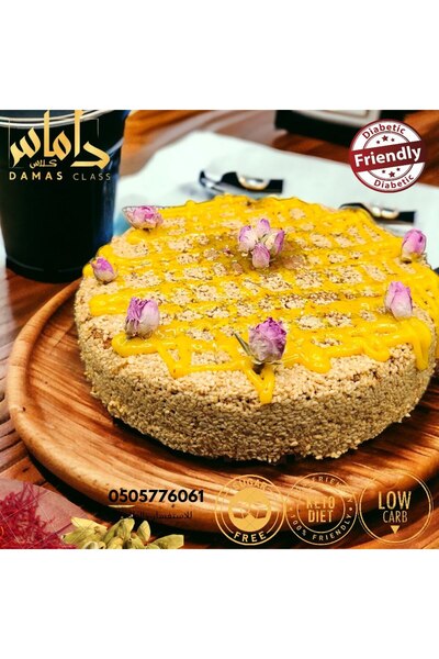 DAMAS CLASS Ogaili cake with cardamom and saffron, keto diet