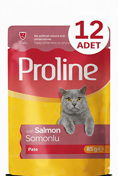 Pro Line Pouch Somunlu Yaş Kedi Mama 12 x 85 Gr