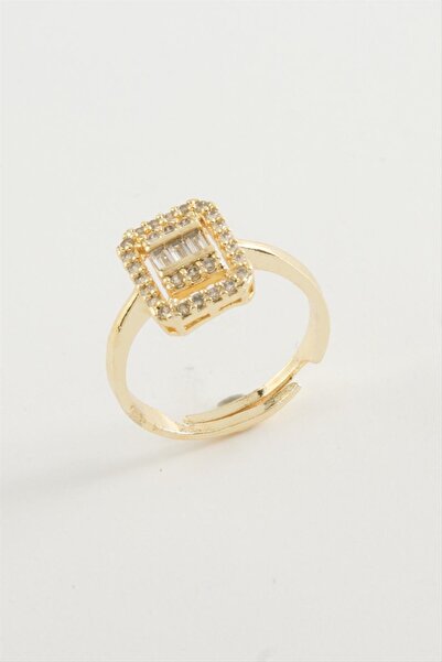 ZERO LAND 1613519749 خاتم باجيت (211935) مرصع بالأحجار - أصفر