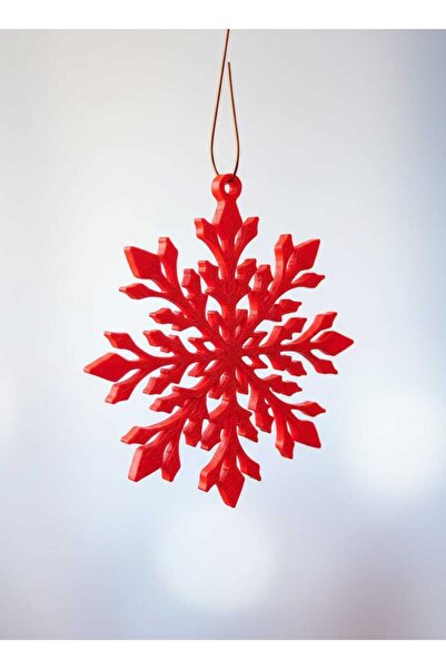 wearnow 10 قطع من زينة شجرة الصنوبر ثلاثية الأبعاد على شكل ندفة ثلج لعيد الميلاد