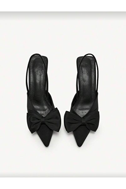 ELEVAM Дамски обувки с висок ток и панделка