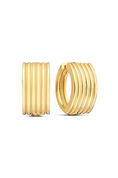 Beloro Jewels La Rinascente Amelie 9-karätige Goldreifen-Ohrringe BO360107