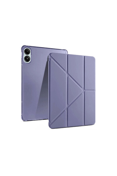 NewFace حافظة تابلت ريدمي باد برو 12.1 مارس مع حامل قلم - لون لافندر