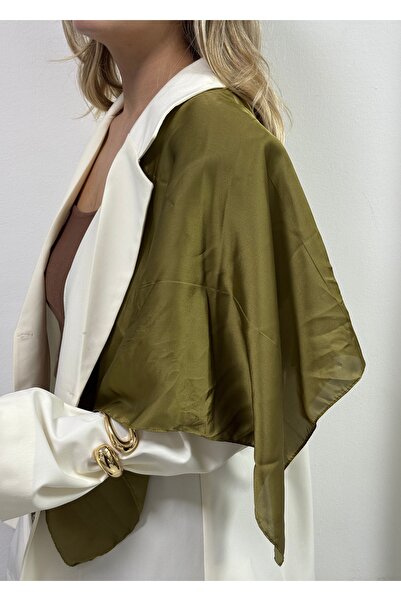 KİLİGİSTANBUL Plain Color 70X70 Satin Scarf