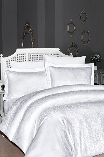 First Choice Mısra 100% Cotton Satin 200 Tc (80 Thread) Jacquard Double Duvet...
