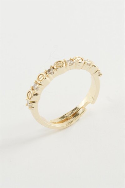 ZERO LAND 1610306749 حجر كريستال (210603) خاتم-لون فضي