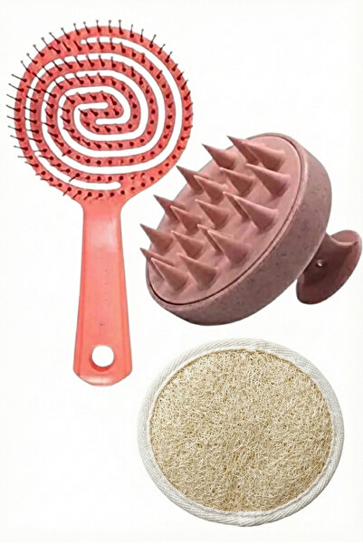 Femmelogy Set Spa pentru acasă din 3 piese: pieptene 3D pentru deschiderea pă...