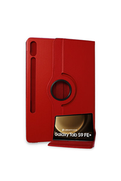 NewFace Samsung Galaxy X610 Tab S9 Fe Plus 12.4 Case 360 ​​Tablet Leather Cas...