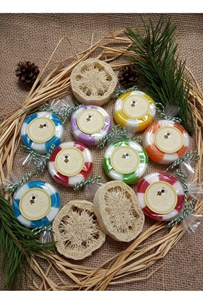 Günebakan Ring Candy Soaps 6 Pack (Red, Orange, Yellow, Blue, Green, Purple)