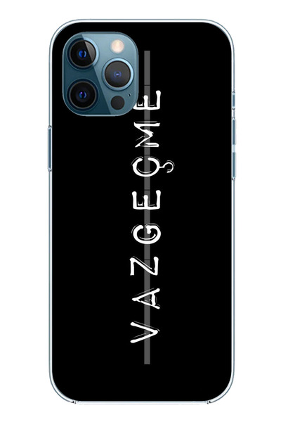 TechTree حافظة سيليكون متوافقة مع هاتف iPhone 12 PRO MAX مكتوب عليها مطبوع