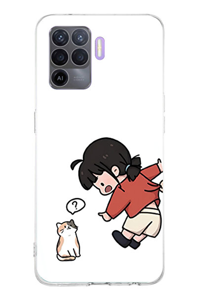 TechTree حافظة سيليكون متوافقة مع هاتف OPPO Reno 5 Lite - حافظة سيليكون مزدوج...