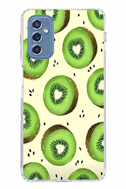 TechTree حافظة سيليكون متوافقة مع هاتف سامسونج جالاكسي M52 وشرائح الكيوي الأخ...