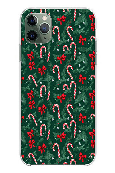 TechTree حافظة سيليكون متوافقة مع هاتف iPhone 11 Pro Max لشجرة الصنوبر وعصا ا...