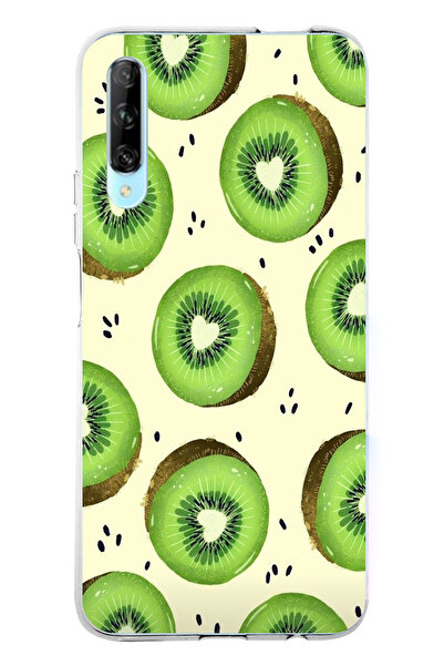 TechTree حافظة سيليكون متوافقة مع هاتف Huawei P Smart PRO وشرائح الأفوكادو ال...