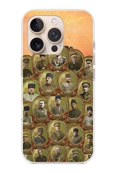 TechTree حافظة سيليكون متوافقة مع هاتف iPhone 16 PRO MAX من أتاتورك وقادة الح...