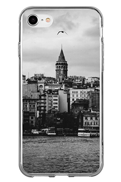 TechTree Printed Silicone Case Compatible with iPhone 7-8-Se 2020 with Galata...