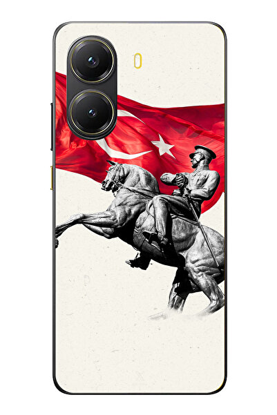 TechTree حافظة سيليكون متوافقة مع POCO X7 PRO من Honor Memorial بتفاصيل أتاتو...