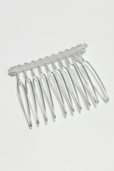 ZERO LAND Mtxdpn Twisted Metal Comb Small 1 (174723) Piece-Silver Color