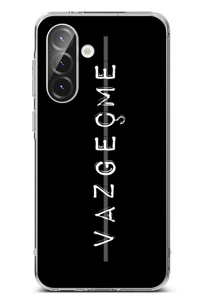 TechTree جراب سيليكون متوافق مع هاتف سامسونج جالاكسي A56 مكتوب عليه مطبوع