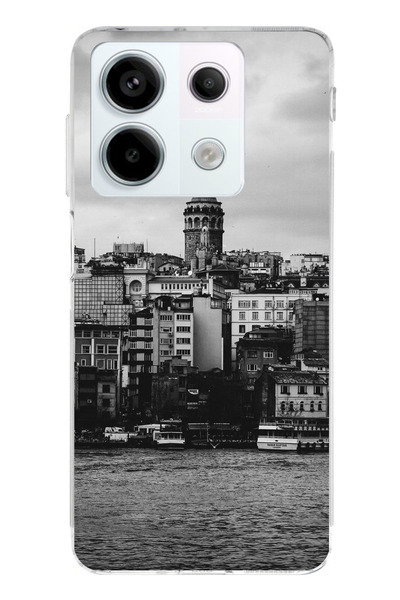 TechTree حافظة سيليكون مطبوع متوافقة مع هاتف Redmi Note 13 PRO 5G مع إطلالة ع...