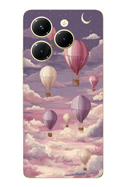 TechTree حافظة سيليكون متوافقة مع هاتف Infinix Hot 40-40 PRO باللون الأرجواني...