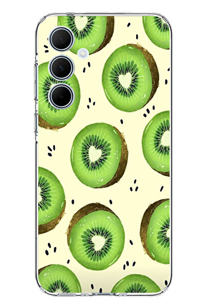 TechTree حافظة سيليكون متوافقة مع هاتف سامسونج جالاكسي A35 على شكل شرائح الأف...