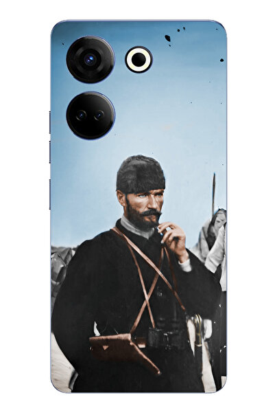 TechTree حافظة سيليكون متوافقة مع هاتف Tecno Camon 20-20 PRO من أتاتورك في فر...