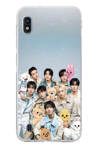 TechTree حافظة سيليكون مطبوع متوافقة مع هاتف سامسونج جالاكسي A10 بتصميم فرقة ...