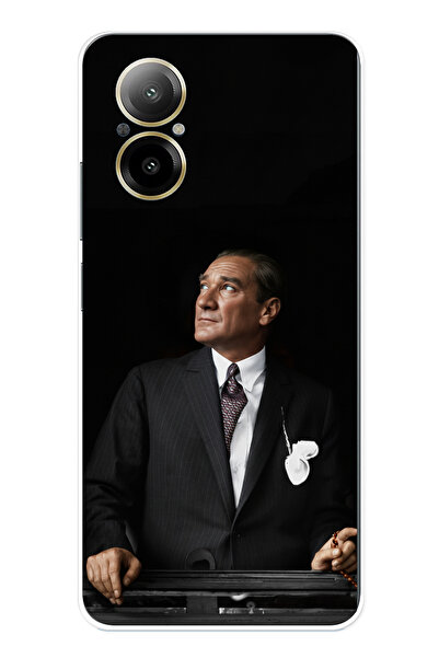 TechTree حافظة سيليكون متوافقة مع هاتف Realme 12 Lite من Ufka Bakan Lider Ata...