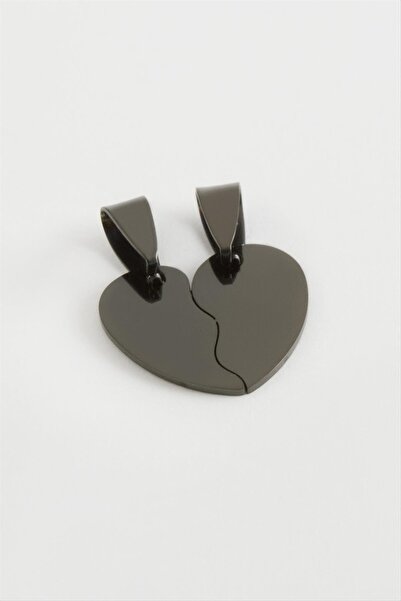 ZERO LAND 1612245749 قلادة من الفولاذ المزدوج على شكل قلب يمكن كتابة الاسم عل...